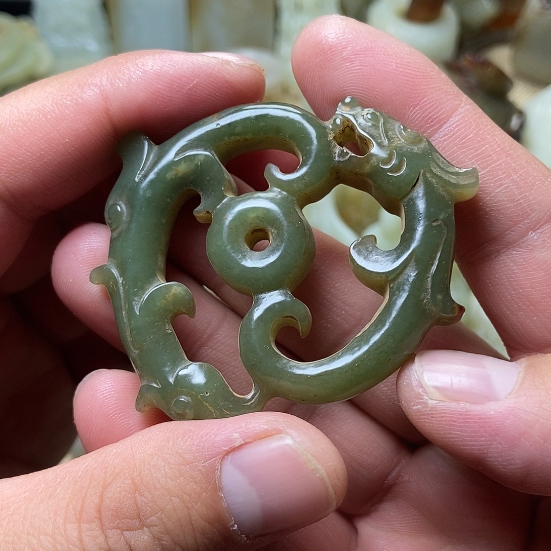 和田玉挂件未镶嵌