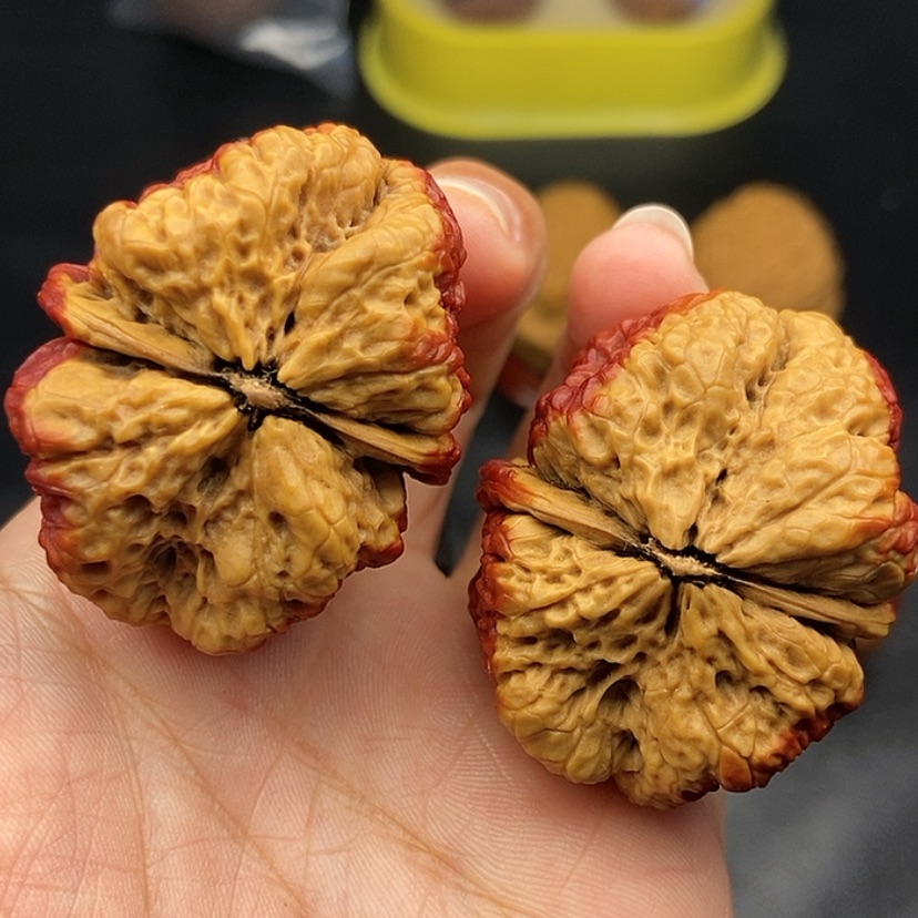 【闪购商品】把件文玩核桃43尺蝴蝶蟾