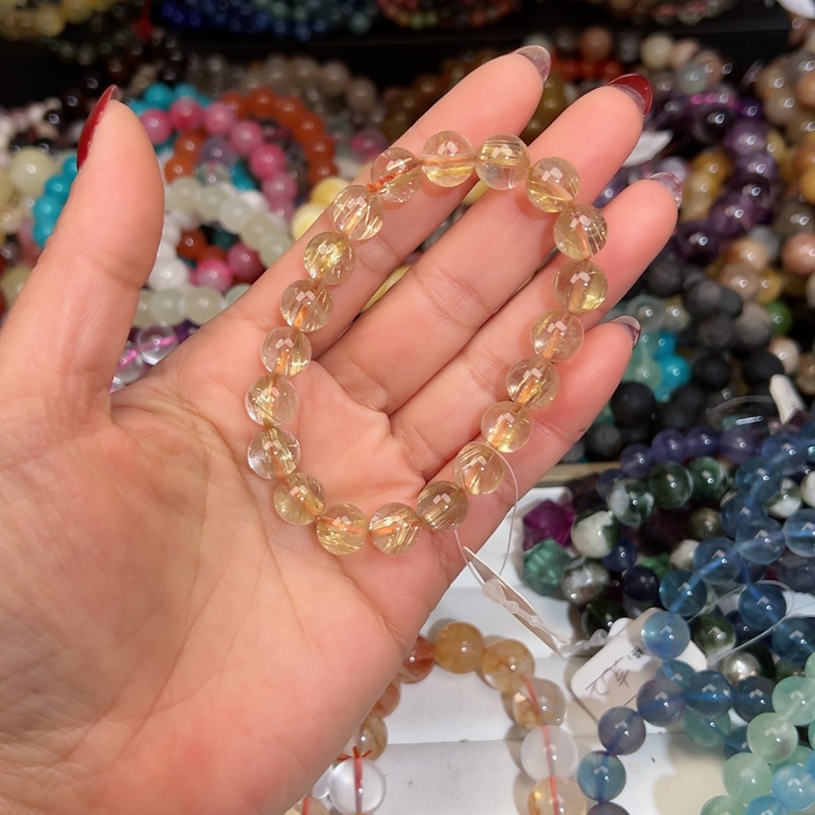 【闪购商品】烟晶手链银S925镶嵌A***业344