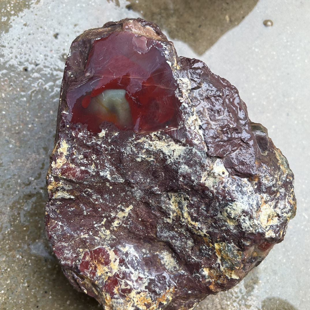 秦岭原矿秦紫玉原石