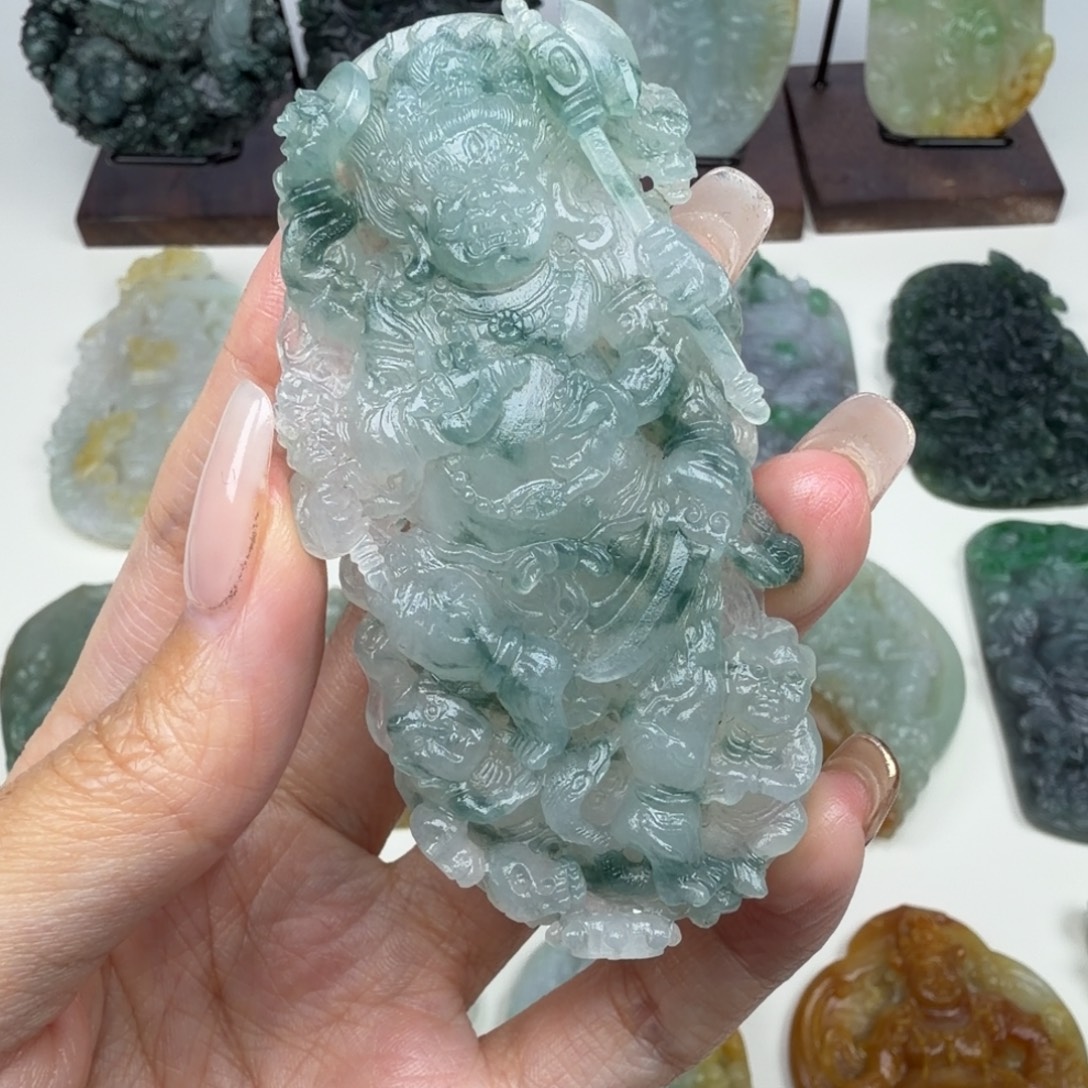 定制翡翠未镶嵌大黑天