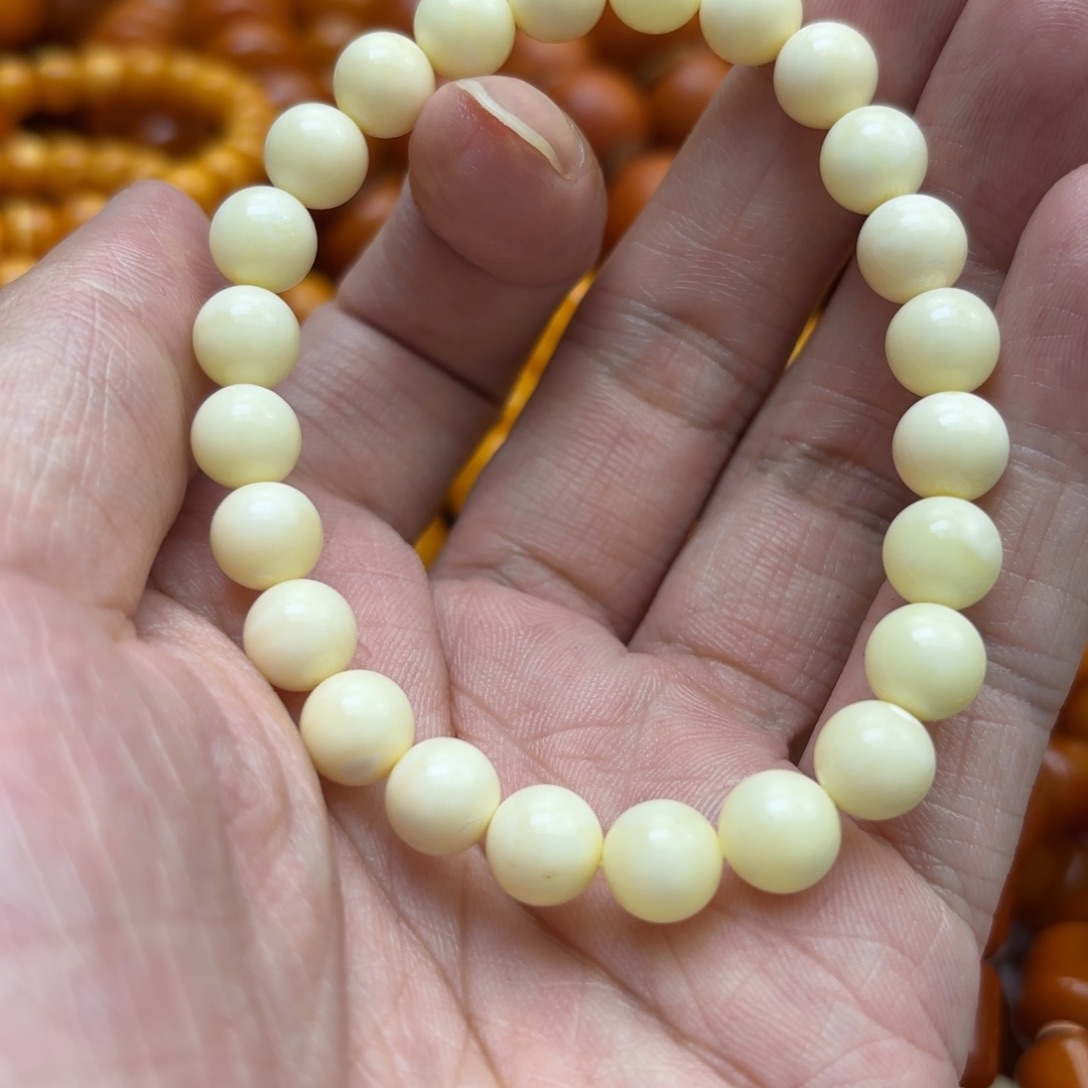 琥珀手链未镶嵌蜜蜡