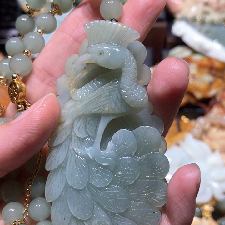 岫玉毛衣链未镶嵌