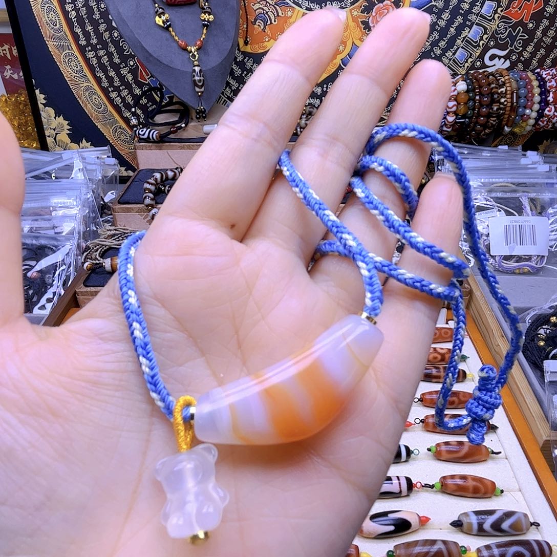 玛瑙/玉髓未镶嵌颈饰