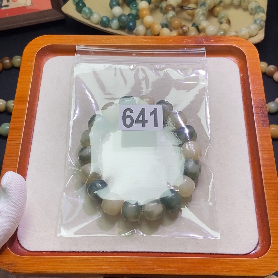 雨***.菩提根/象牙果手串卡14干磨微瑕