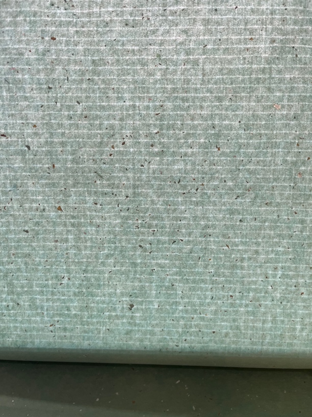 四尺整张纯手工“晴水绿”槽底罗纹50张半生熟