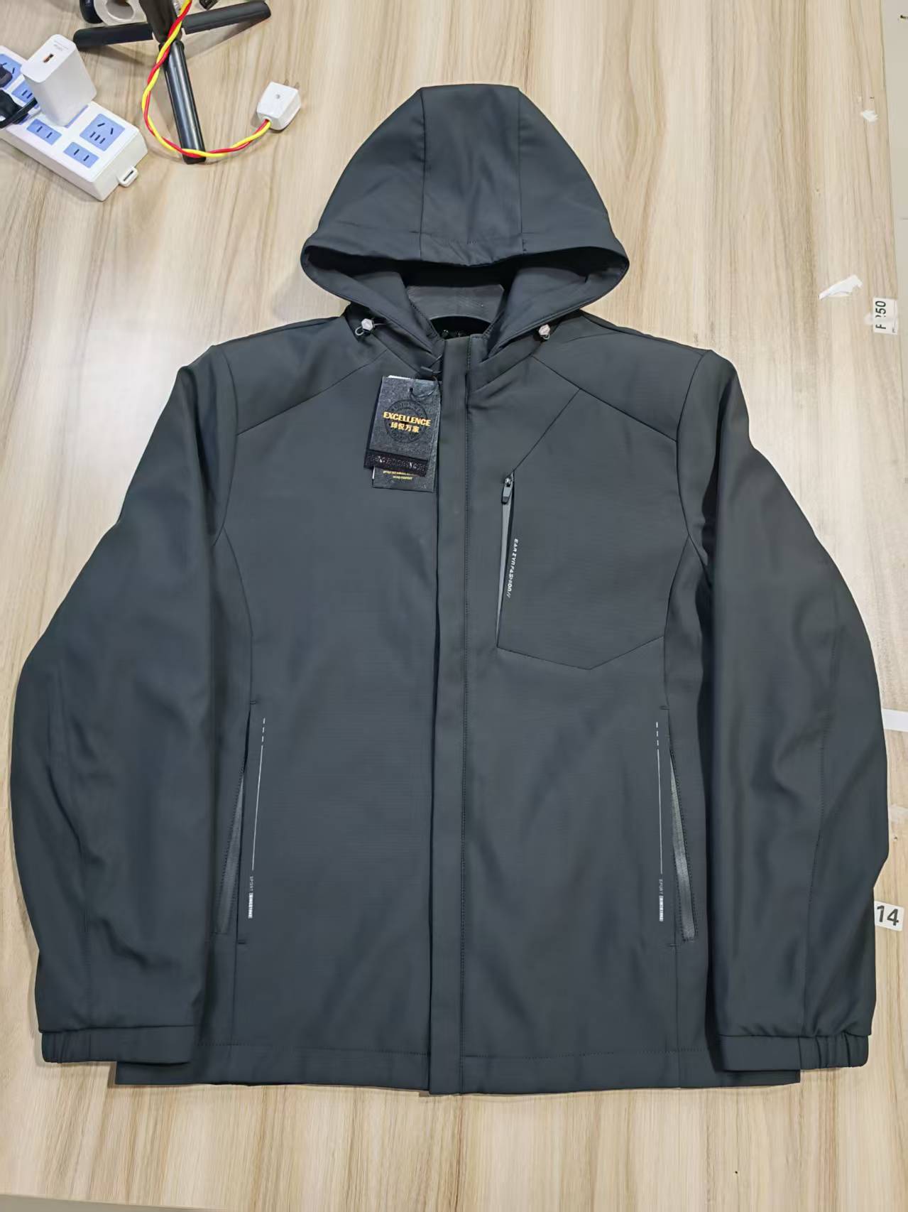 冲锋衣两面服防风防水可拆卸帽