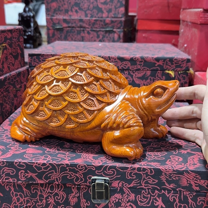 木花梨木24金钱龟一只