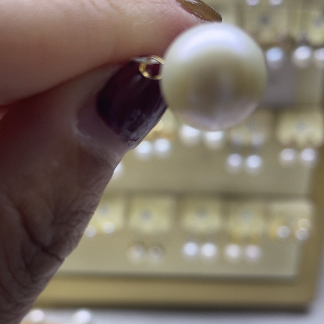 海水珍珠颈饰18K金镶嵌