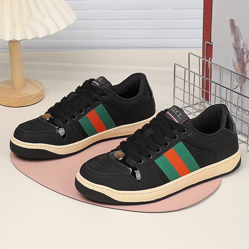 GUCL【男款】-黑色系小脏鞋-全新秋冬季经典百搭男款板鞋潮鞋四季