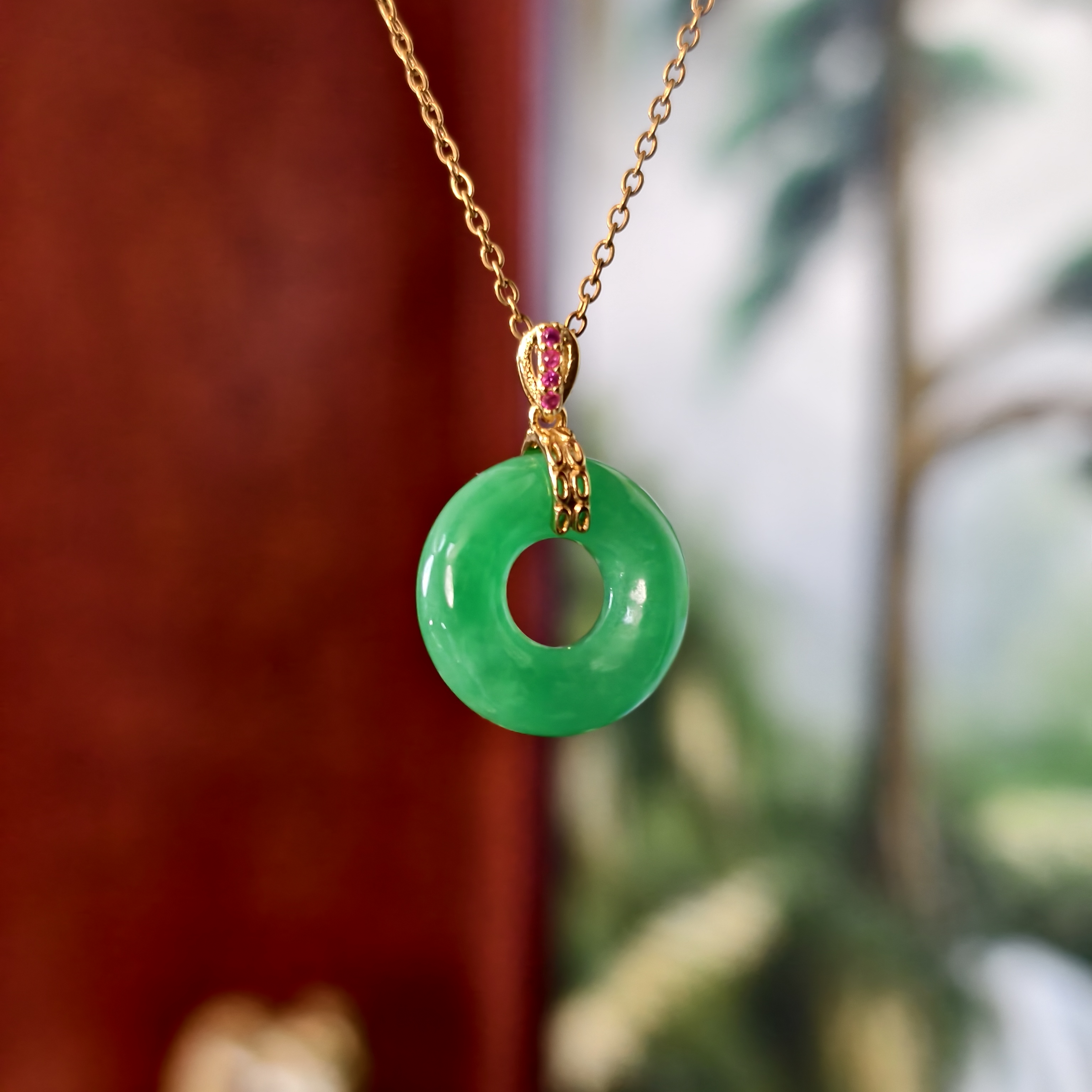 X29 阳绿翡翠 小甜甜圈