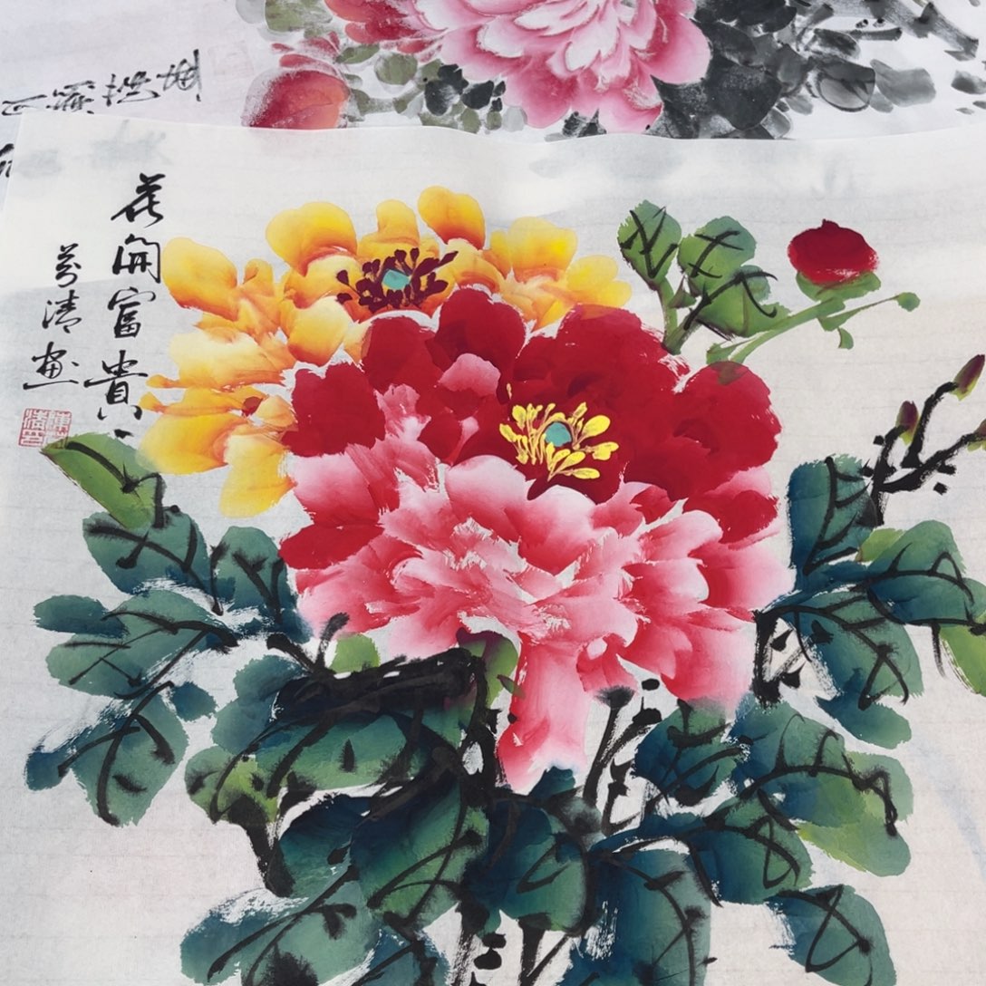 国画纯手绘作品图