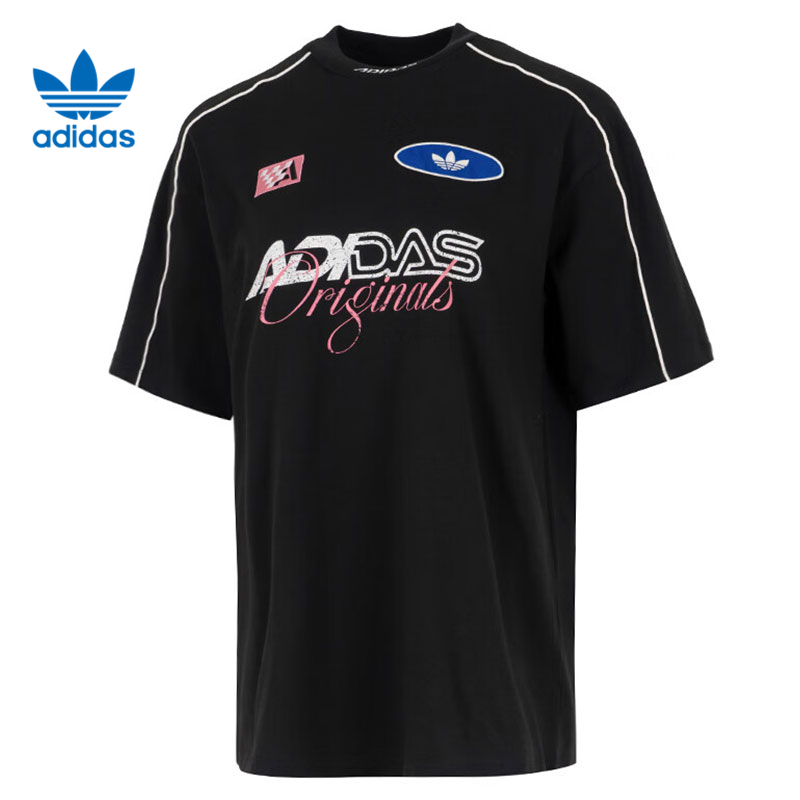 adidas阿迪达斯【吾】三叶草女子运动休闲短袖T恤KG6678