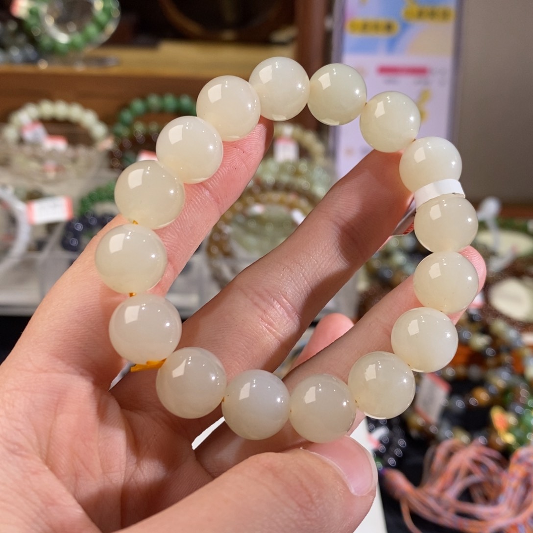 和田玉手链未镶嵌