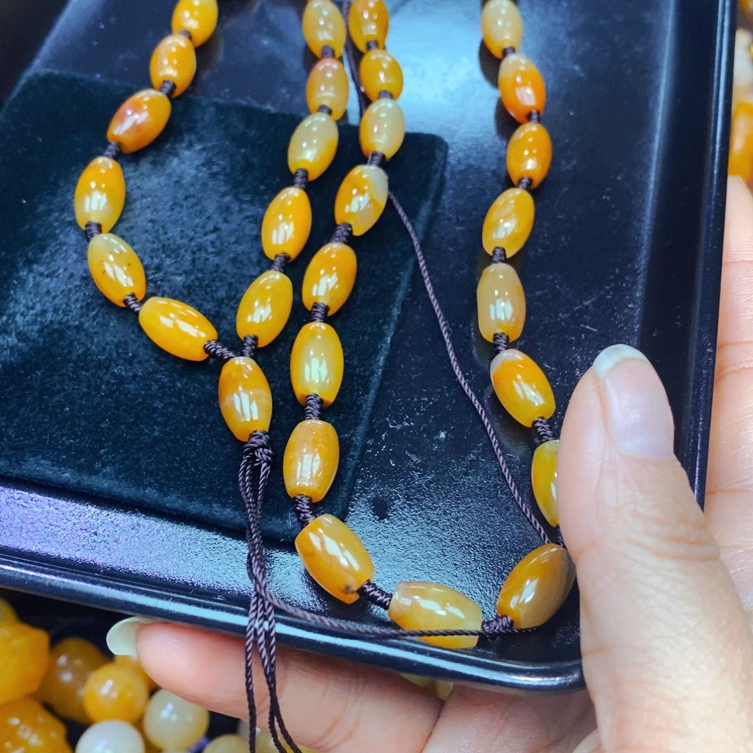 未镶嵌石英质玉（黄龙玉）吊坠(不含链)