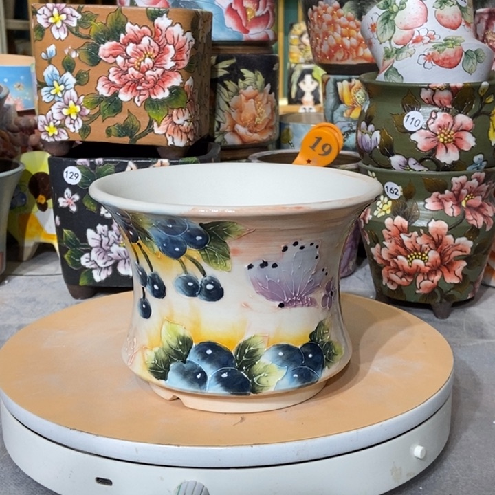 红陶景德镇艺术手绘作品