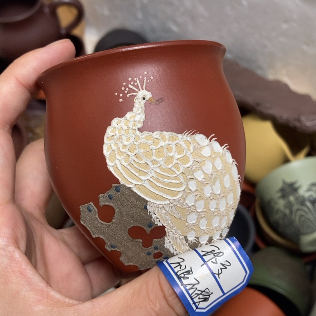 茶杯紫砂瑕疵不退不换