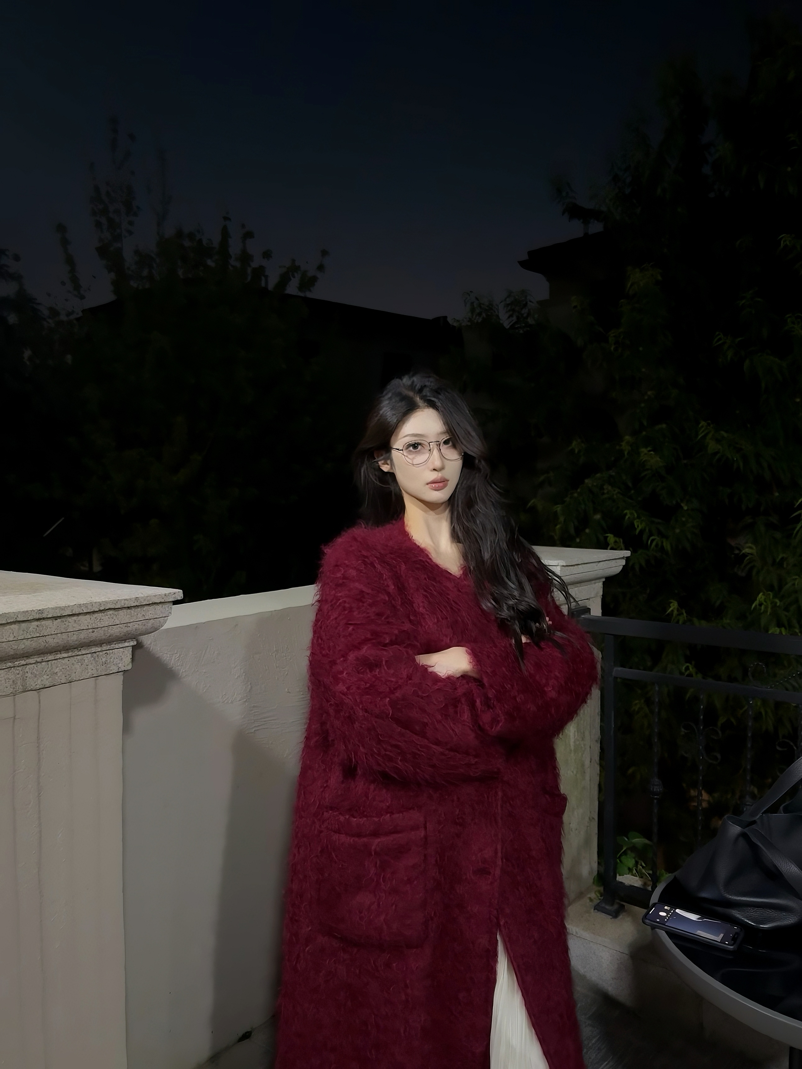 慵懒风气质领外套常规款宽松型开衫