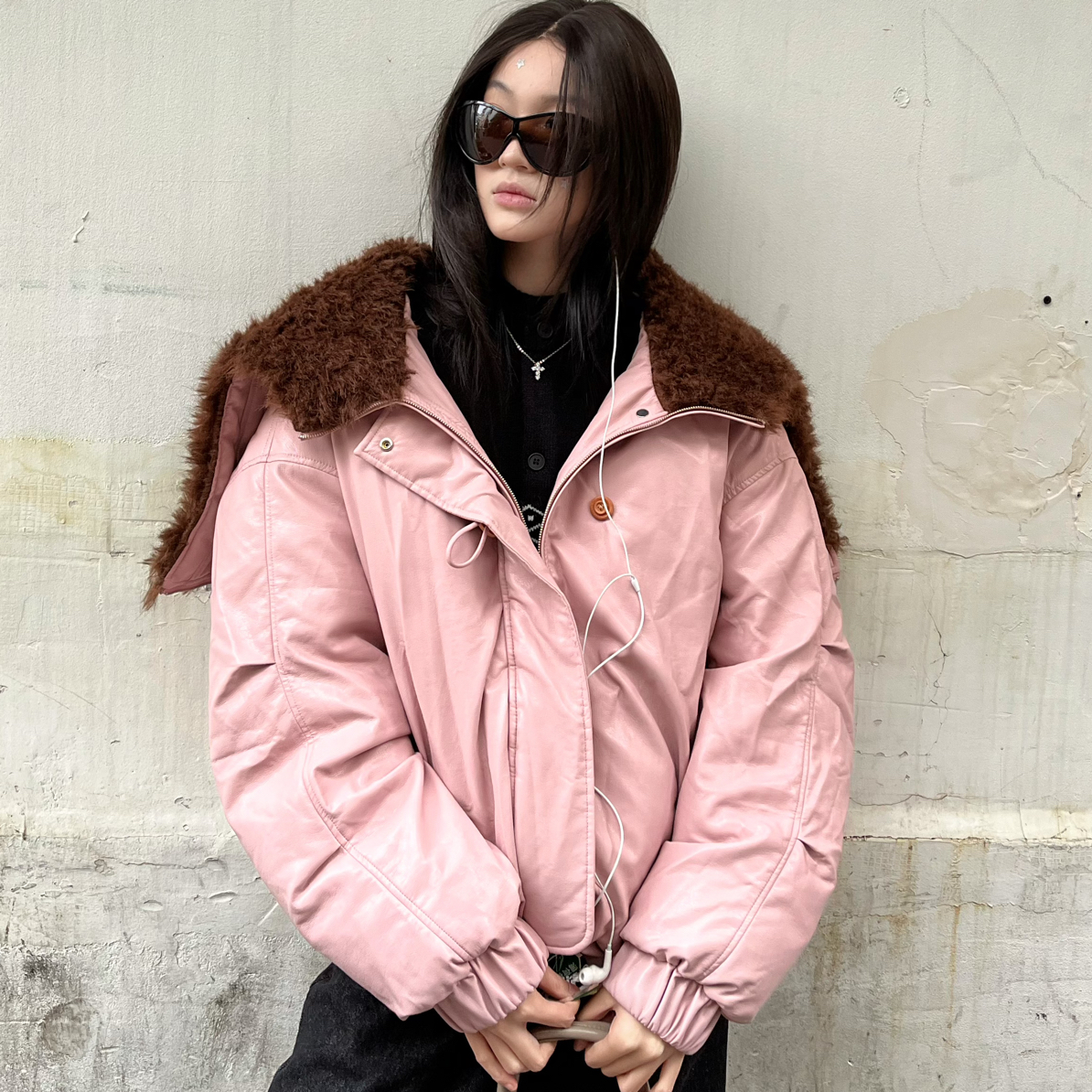 Mto Quinn |25AW新品毛绒拼接羽绒服