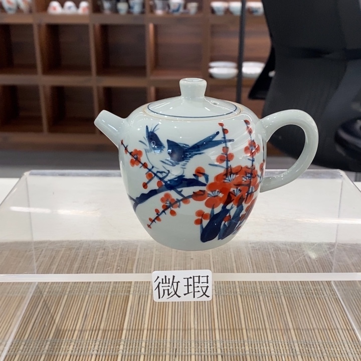 釉下老陶泥手工绘制