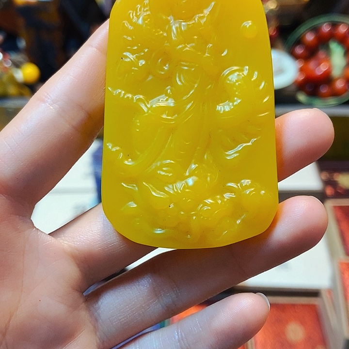 和田玉（黄玉）颈饰未镶嵌