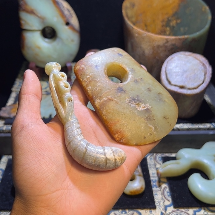 g***g玉玉摆件斧子器形