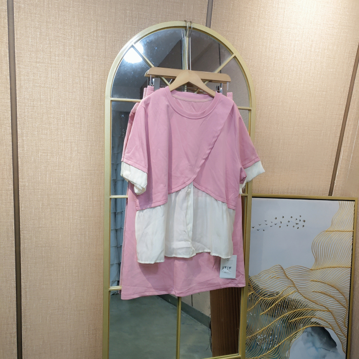 BG867孕妇粉色套装100-130