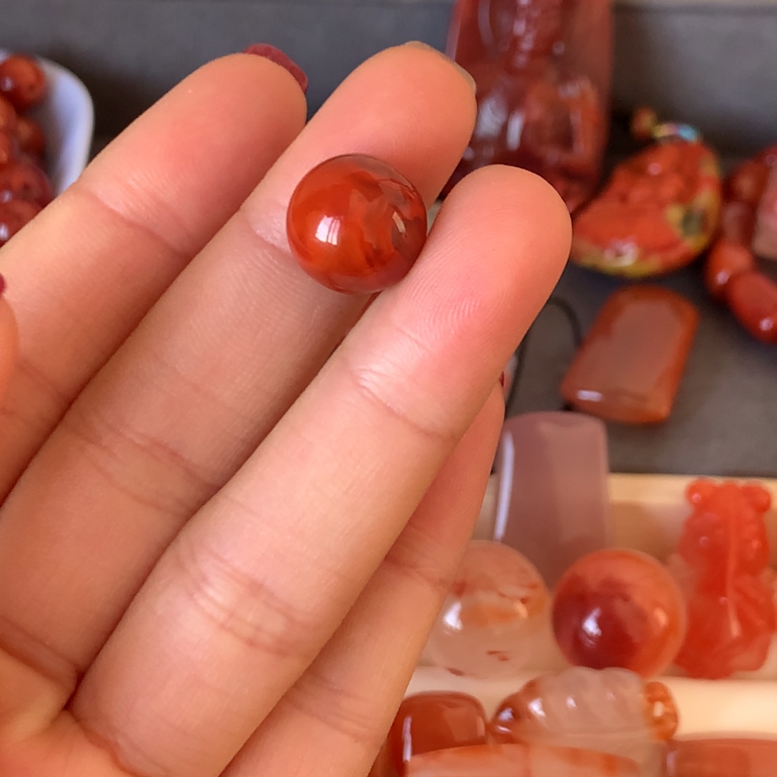 南红玛瑙未镶嵌配饰