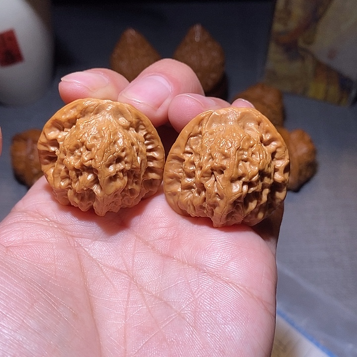 文玩核桃把件全品无修36尺蓟县佛肚