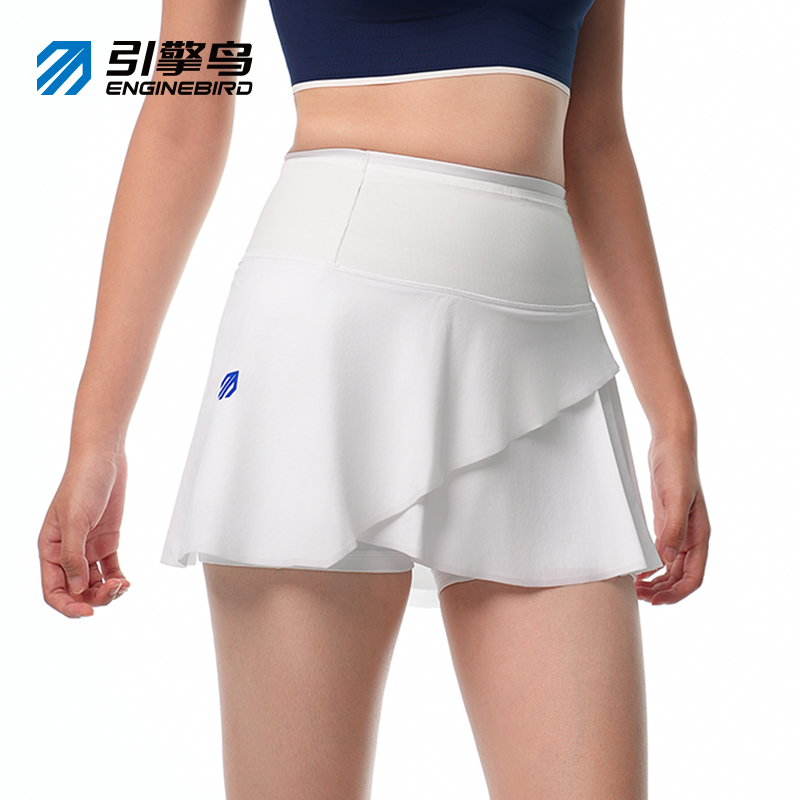 引擎鸟百灵裙运动短裙3.0马拉松户外跑步速干透气休闲女运动服