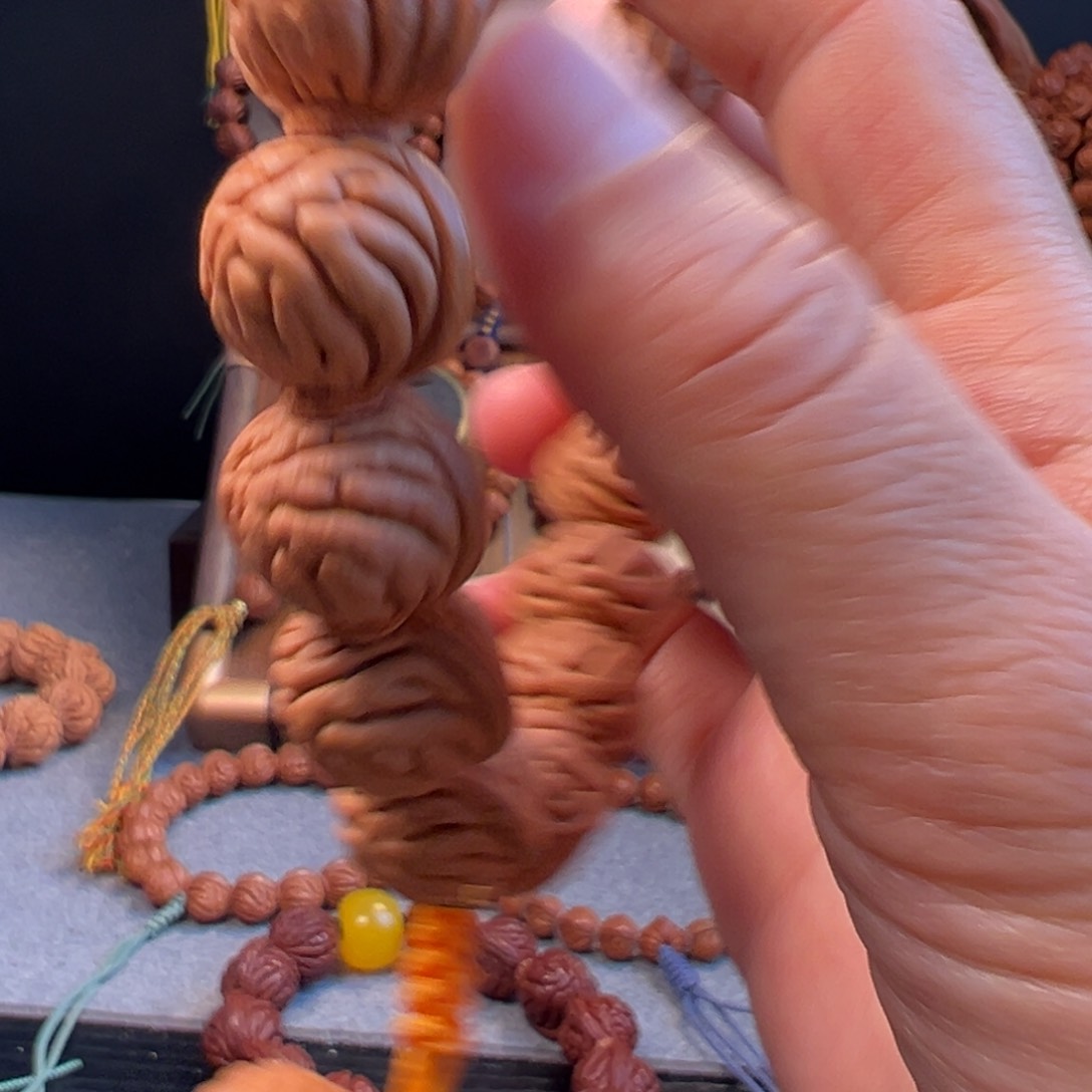 【闪购商品】桃核手串18尺寸祥云