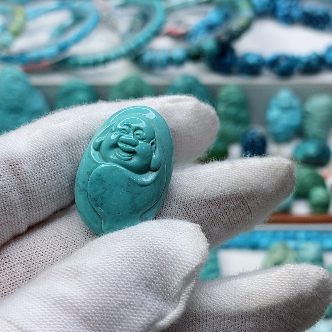 绿松石珠宝奇石未镶嵌