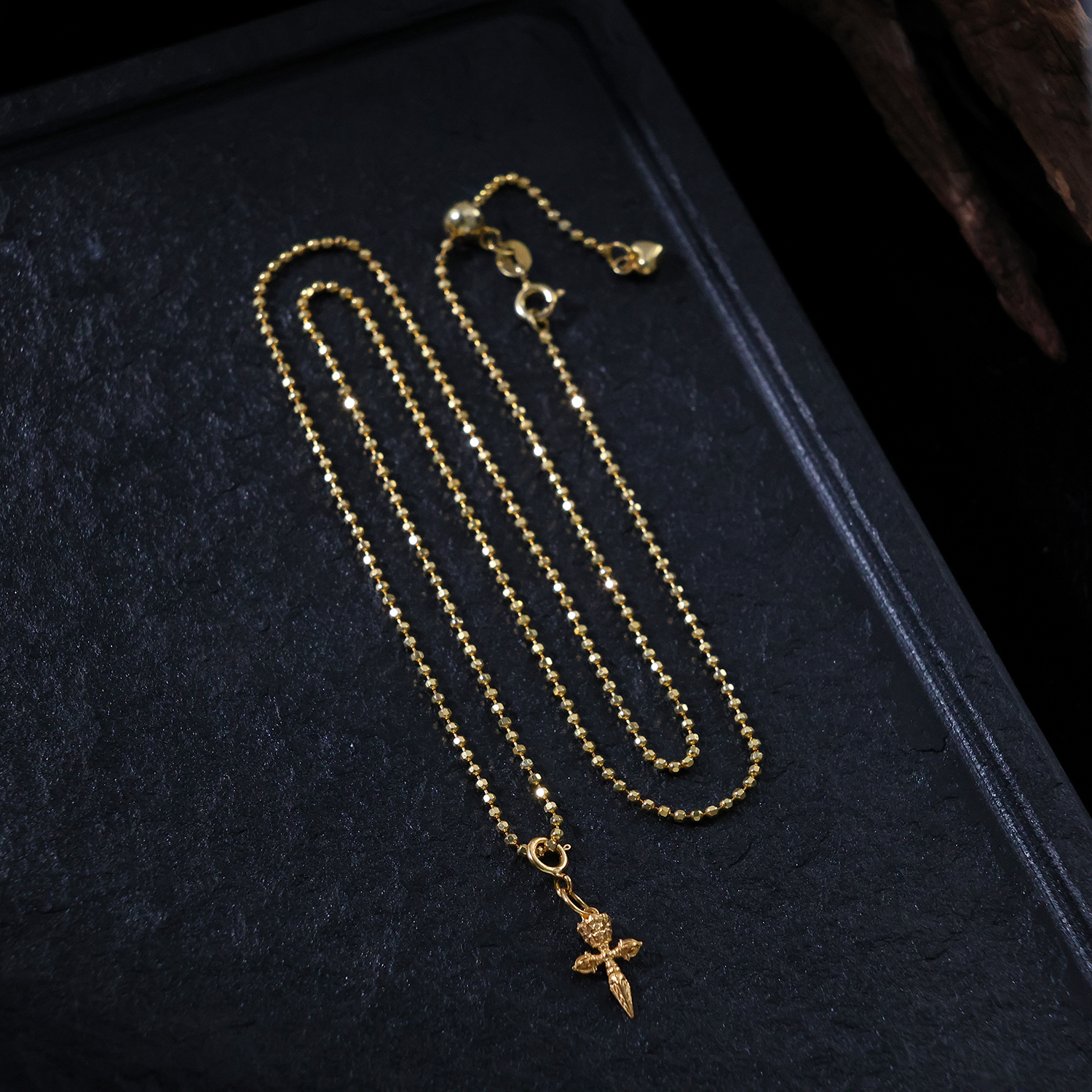 吊坠925银 【思嘉】大黑天十字金刚杵项链|多样性发一GQ0034+BC0006