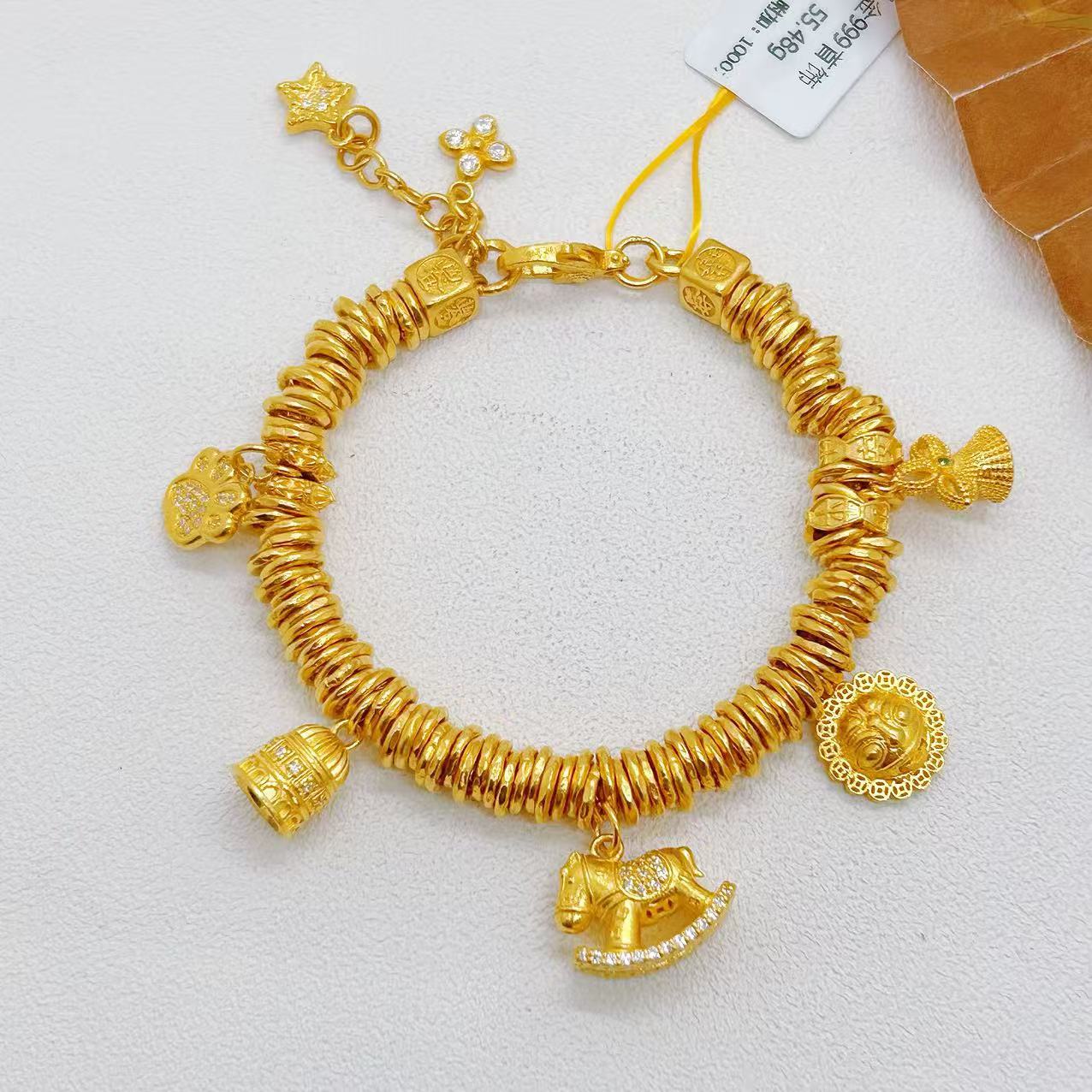 足金999手工盘缠 卡6 14.5CM 55.48