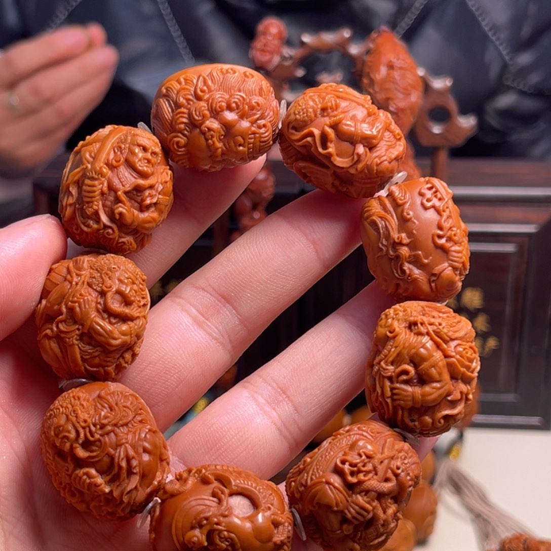 橄榄核吊坠1*3八大明王