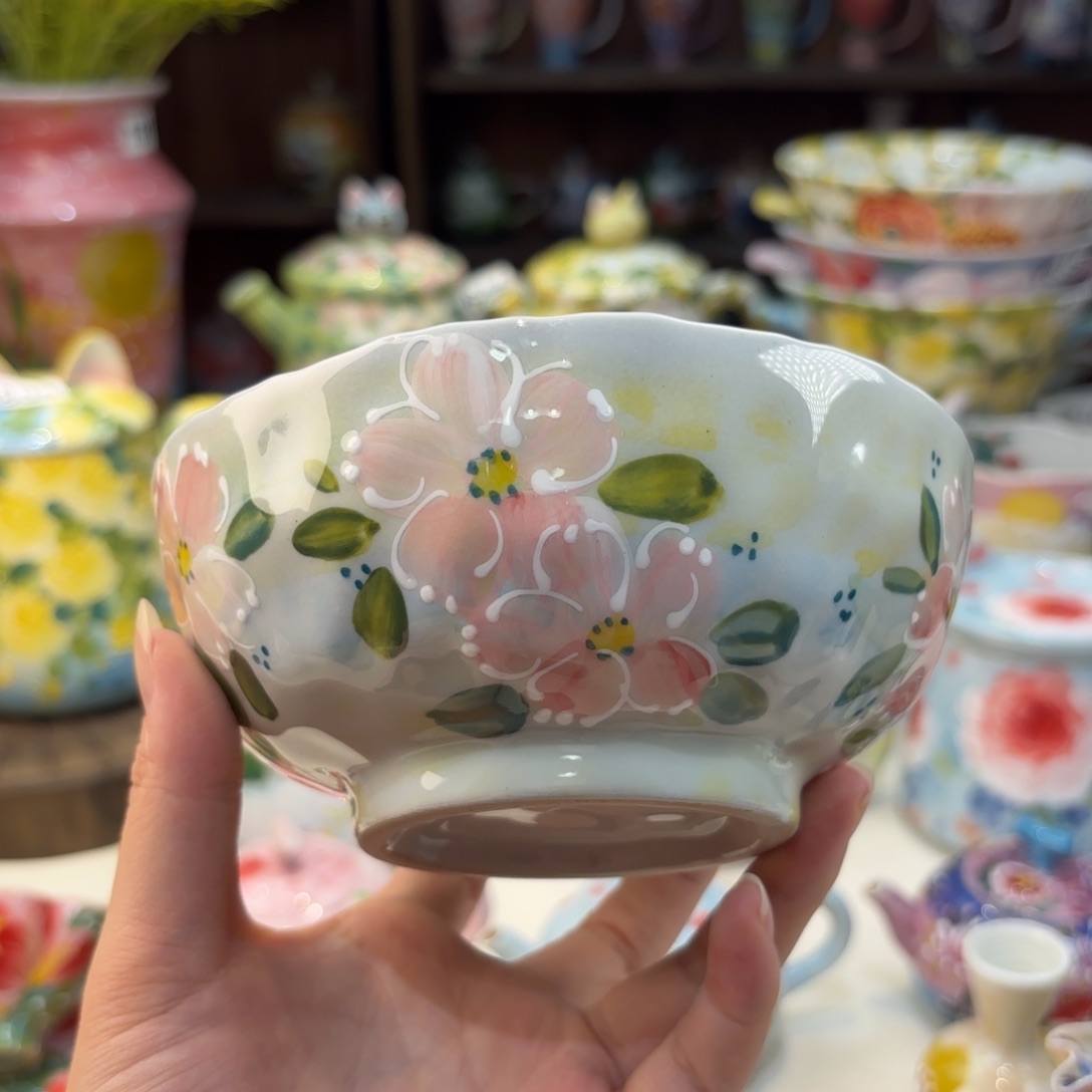 瓷片景德镇手绘高温釉下彩陶瓷茶具