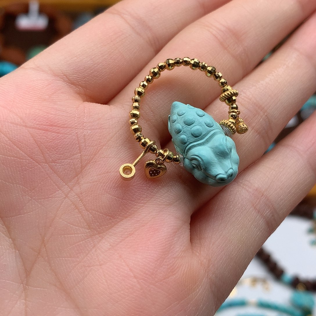 未镶嵌绿松石绿松石