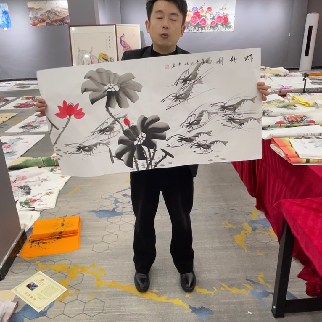 带灯款名人名作手工制作34
