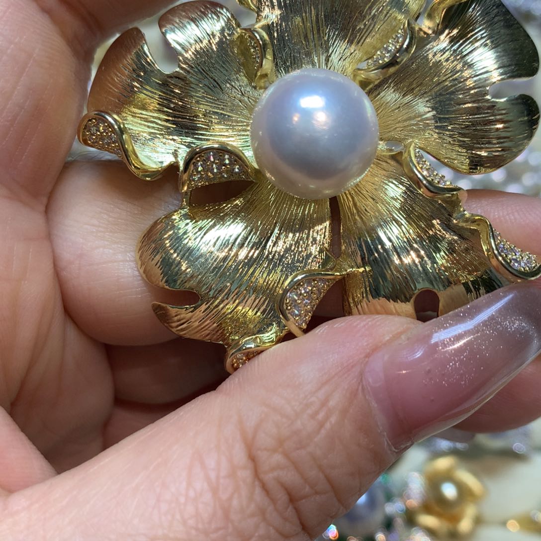 淡水珍珠胸饰未镶嵌