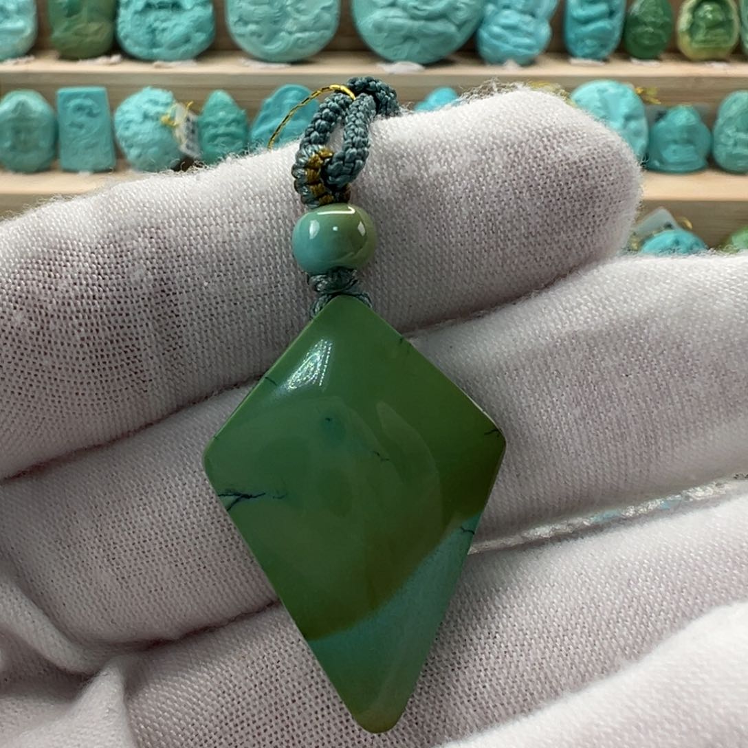 未镶嵌绿松石无事牌22mm