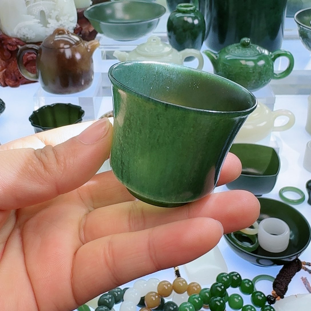 和田玉（青玉）挂件未镶嵌