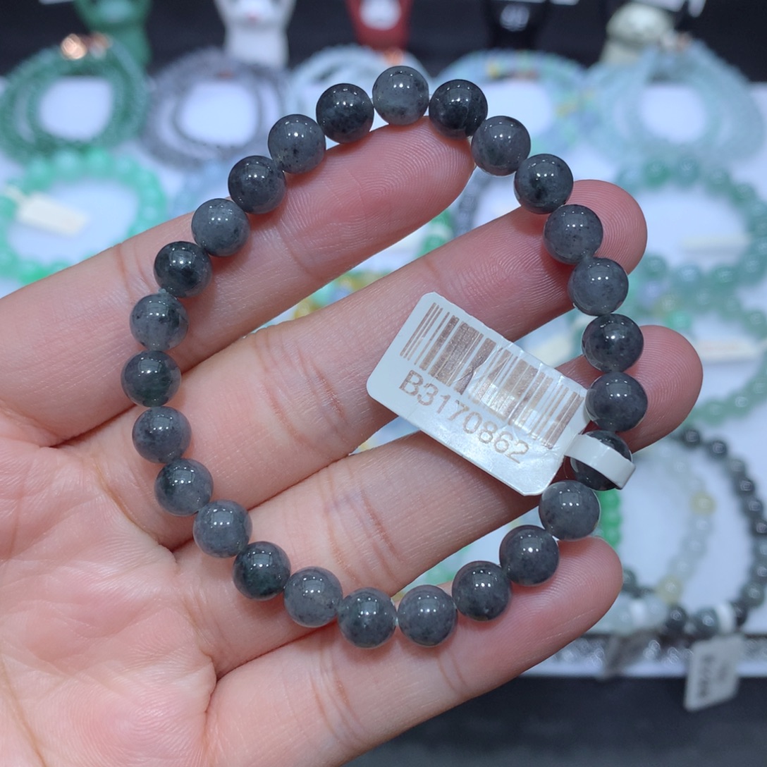 翡翠未镶嵌手串天然