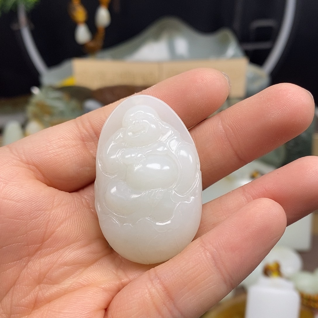 和田玉颈饰未镶嵌6