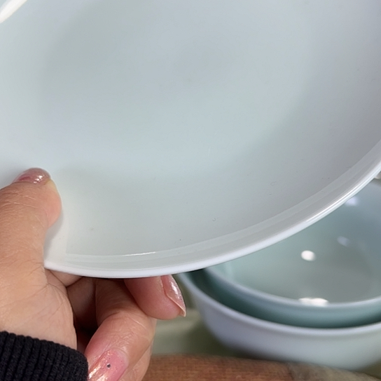 青瓷七英寸二十个平碟