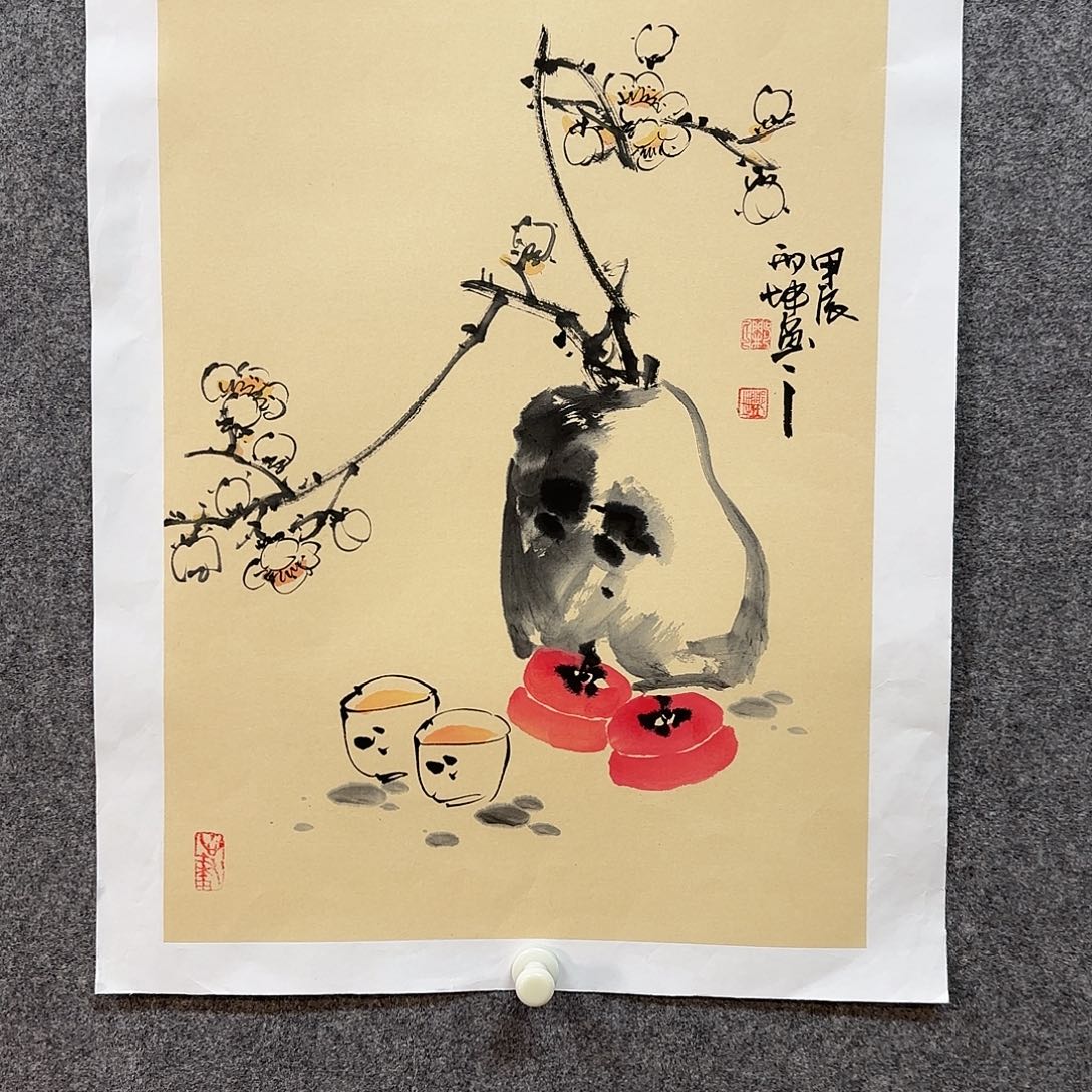 国画邢坤老师手绘作品