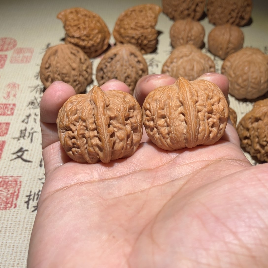 文玩核桃把件平谷元宝36尺全品