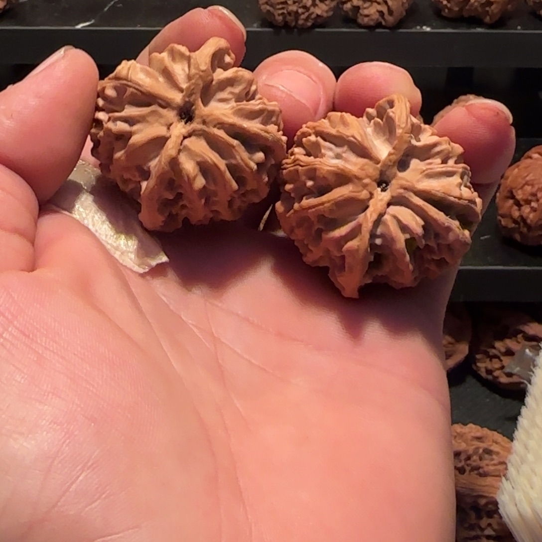 桃核把件苹果圆狮子头40