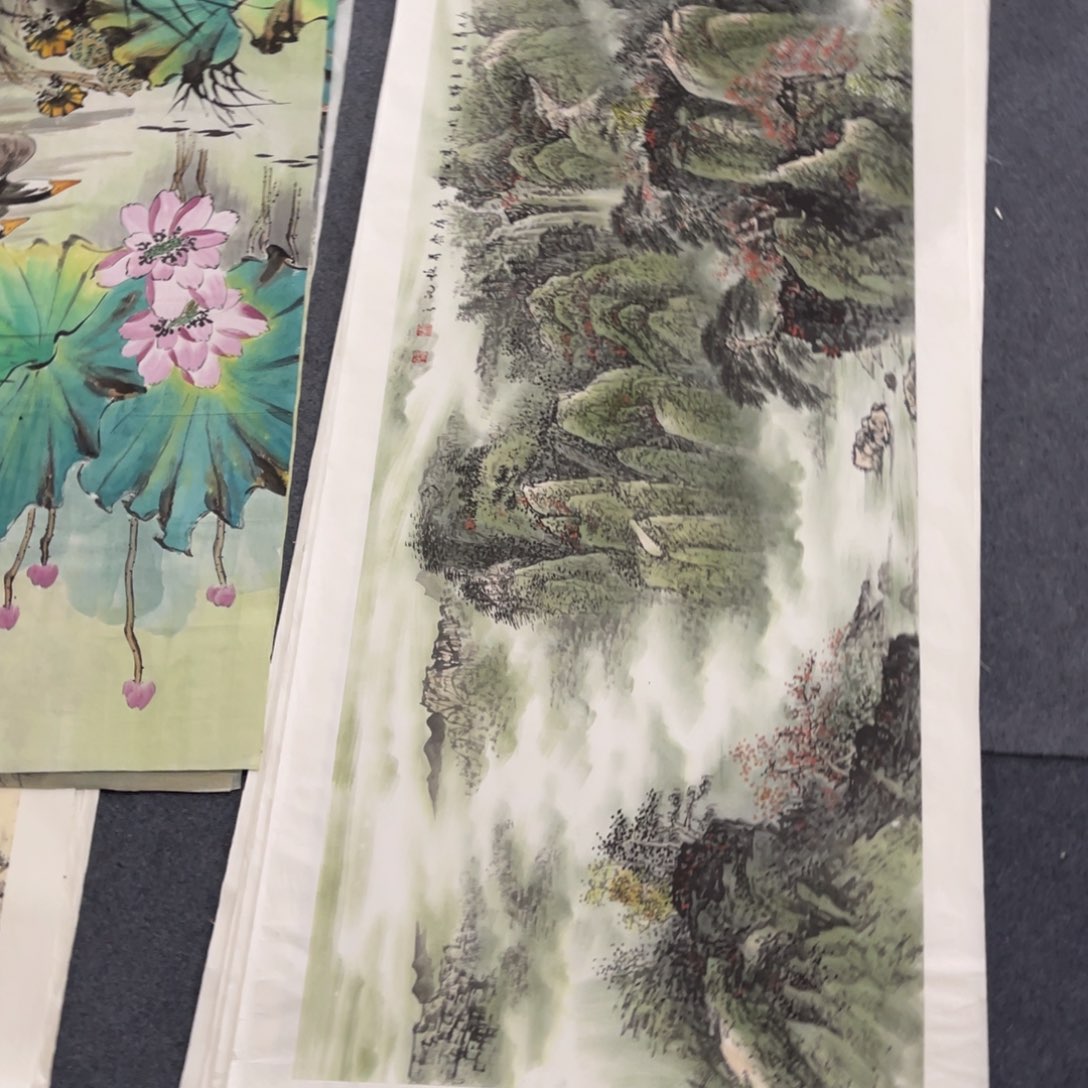 国画处理作品看好再拍哦