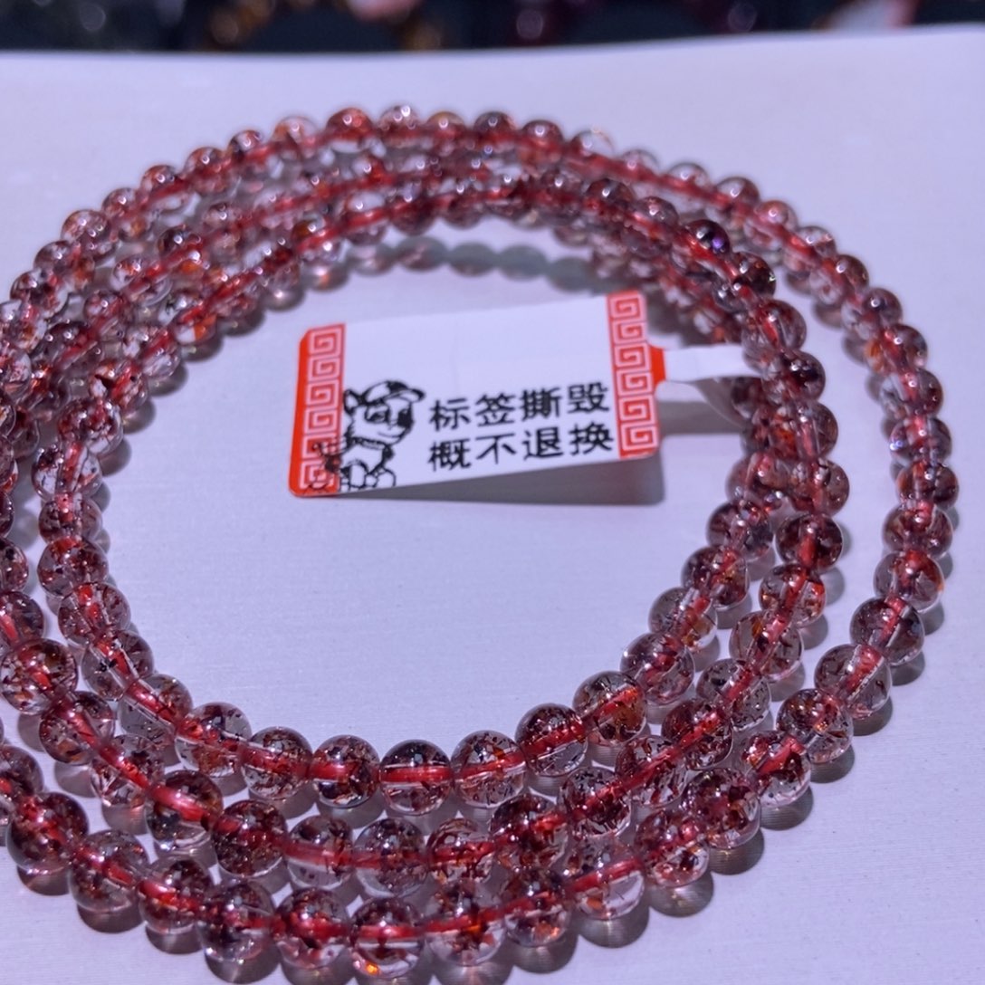 水晶手链未镶嵌金草莓