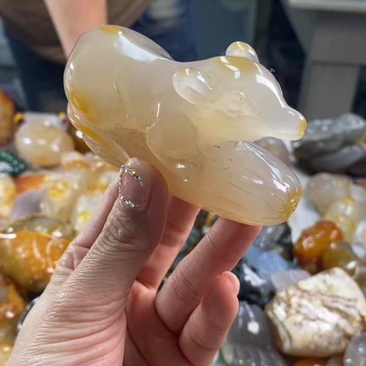 玛瑙/玉髓吊坠(不含链)未镶嵌